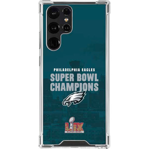 NFL Philadelphia Eagles Super Bowl LIX Champions Galaxy S24 Ultra Clear Case